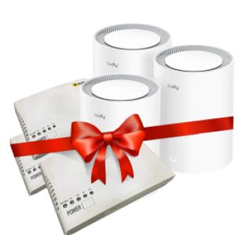 CUDY AX1800 Wi-Fi 6 Mesh System (Triple Pack)