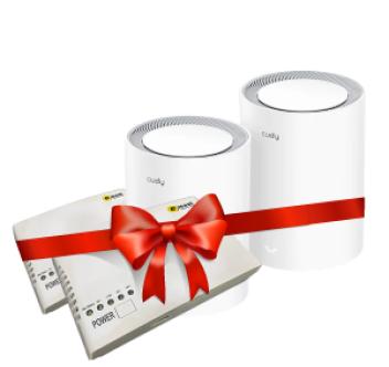 CUDY AX1800 Wi-Fi 6 Mesh System ( Twin Pack )